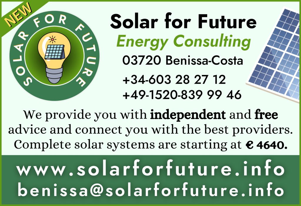 Solar for Future, energy consulting, Benissa